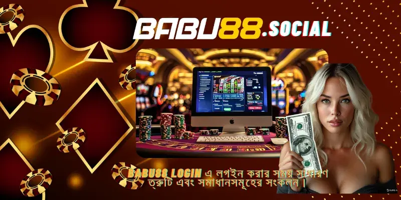 Babu88 Login এ লগইন করার সময় সাধারণ ত্রুটি এবং সমাধানসমূহের সংকলন।